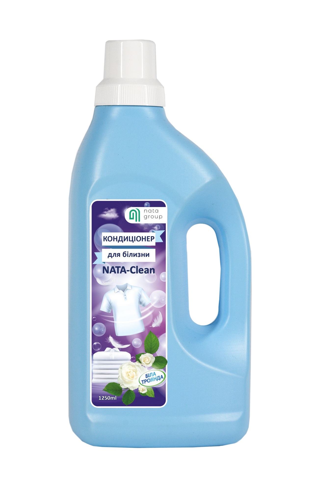 NATA-Clean Fabric Softener z zapachem białej róży, kanister 1250 ml